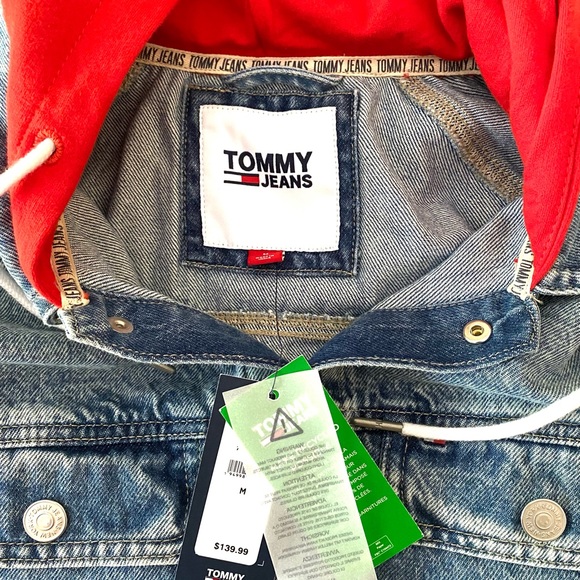 Denim Tommy Hilfiger Denim Hoodie Jacket - Picture 3 of 12